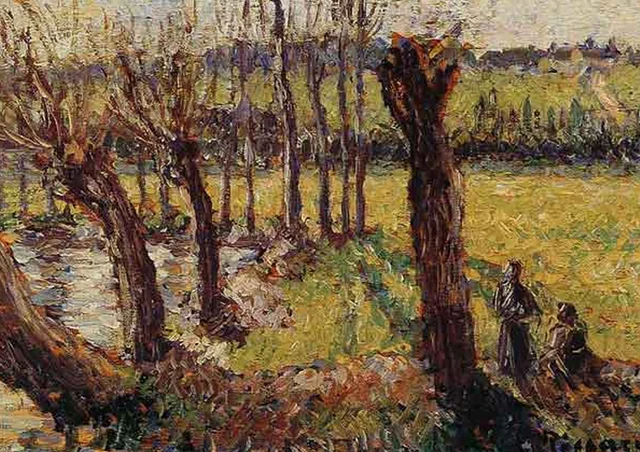 Los sauces en invierno, Éragny