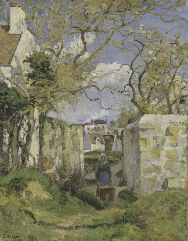 Casa Rondest, Pontoise, Camille Pissarro