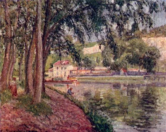 Moret, le canal du Loing
