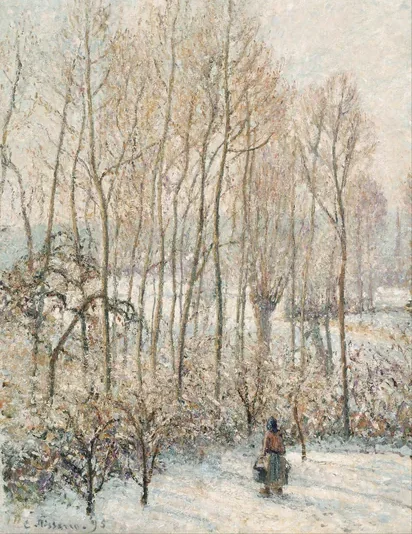 Morning Sunlight on the Snow, Éragny-sur-Epte