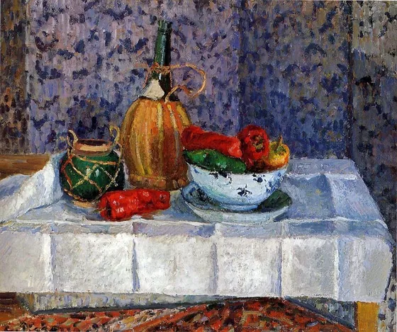 Nature morte, poivrons d’Espagne