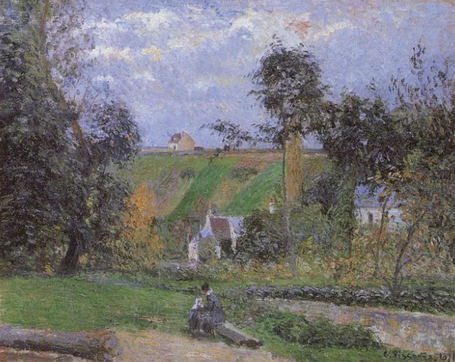 A orillas del barranco de Saint-Antoine, L'Hermitage, Pontoise