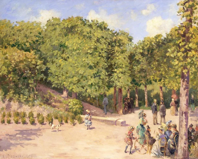 Parque de la ciudad en Pontoise