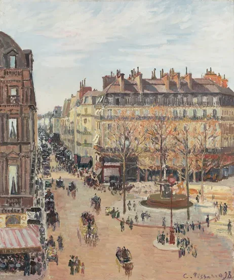 Paris, Rue Saint-Honoré, Sun Effect, Afternoon