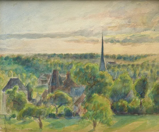 Paysage à Eragny