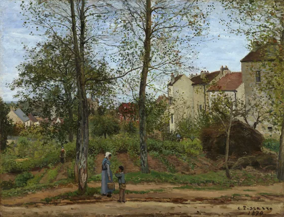 Paysage à Louveciennes, automne