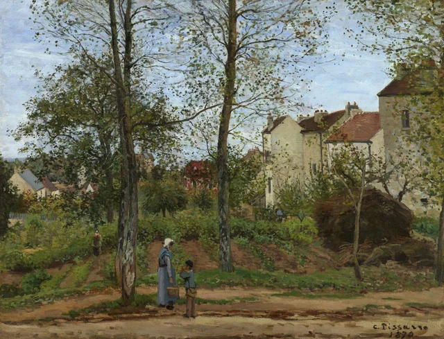 Paisaje en Louveciennes, otoño