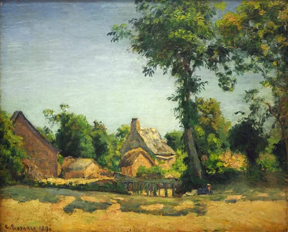 Paysage à Melleray, Mayenne