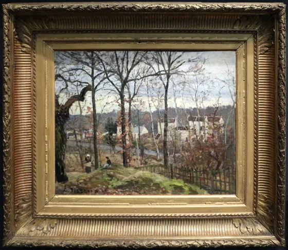 Paysage d'hiver à Louveciennes