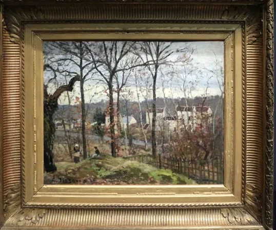 Paysage d'hiver à Louveciennes