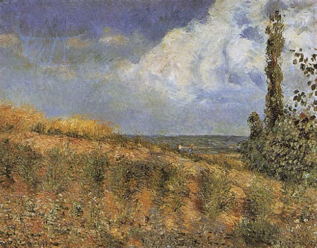 Paisaje, alrededores de Pontoise, Camille Pissarro