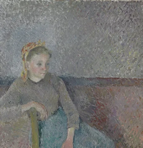 Paysanne assise