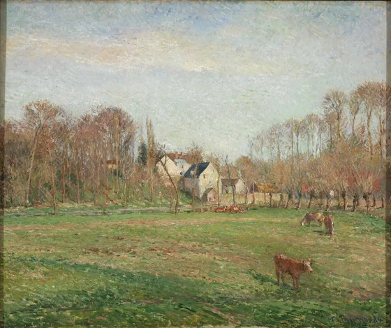 Petit-Moulin et prairie à Osny