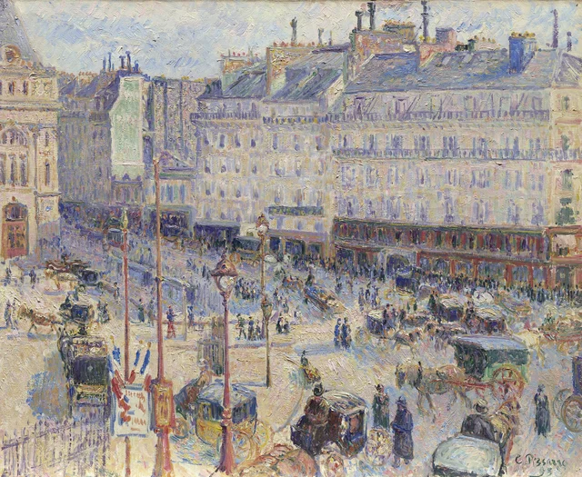 Place du Havre, París, Camille Pissarro
