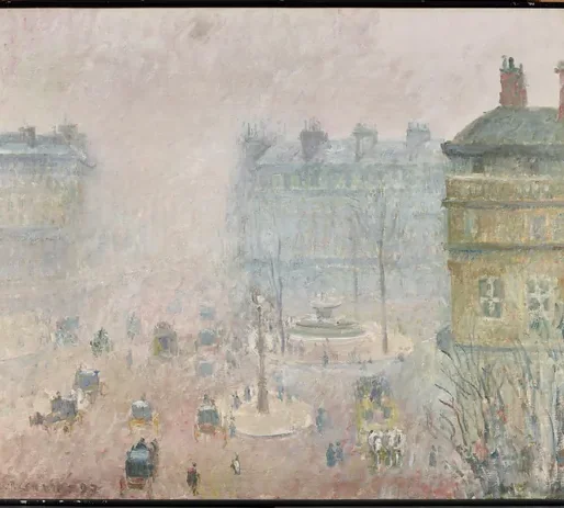 Place du Théâtre-Francais and Avenue de l'Opéra, Fog