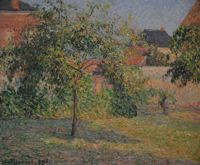 Manzano en el prado, Éragny, Camille Pissarro
