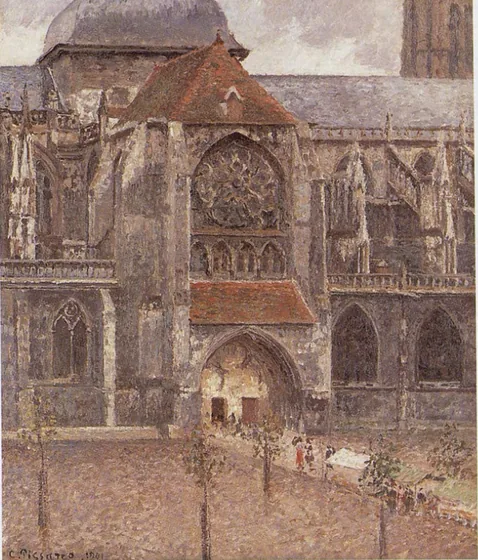 Portail de l'église Saint-Jacques à Dieppe