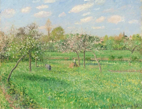 Printemps, matin, soleil, Éragny