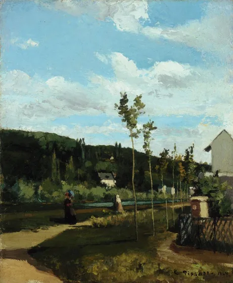 Promenade sur un chemin, La Varenne-Saint-Hilaire