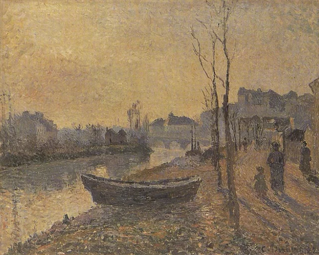 Quai du Pothuis, orillas del Oise, Camille Pissarro