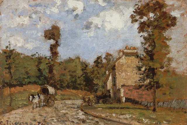 El camino de Versalles, Marly-le-Roi, Camille Pissarro