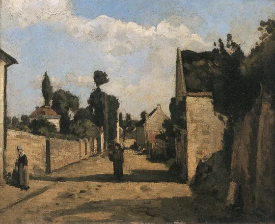 Rue de l'Hermitage à Pontoise