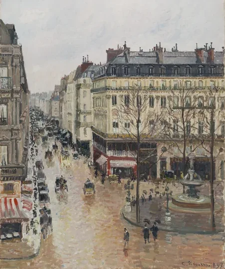 Rue Saint-Honoré, Après-midi, Effet de Pluie
