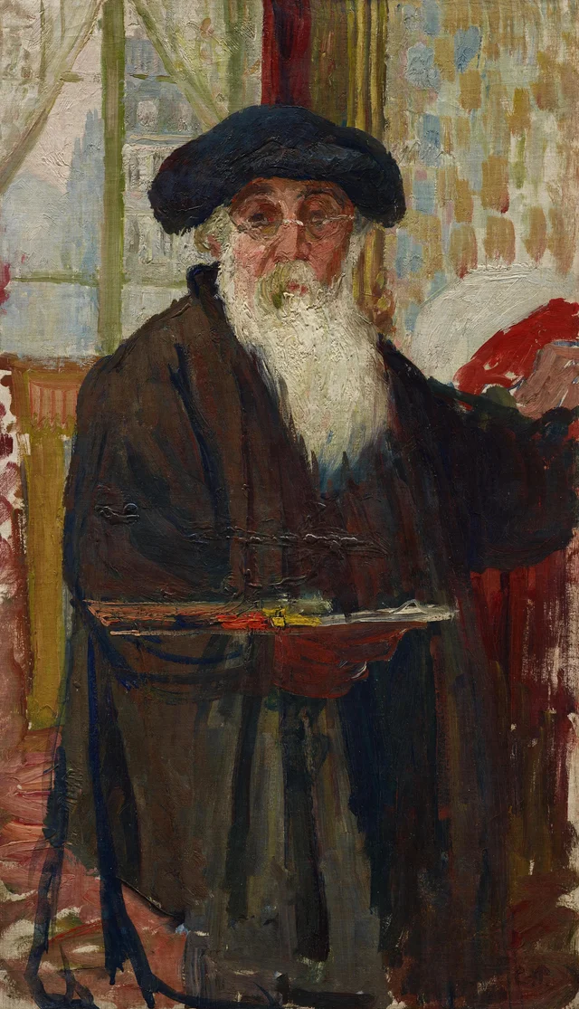 Autorretrato con paleta