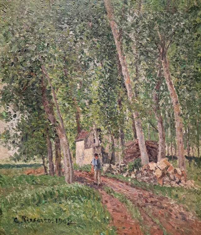Sotobosque en Moret, Camille Pissarro