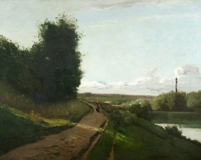 Las orillas del Marne, Camille Pissarro