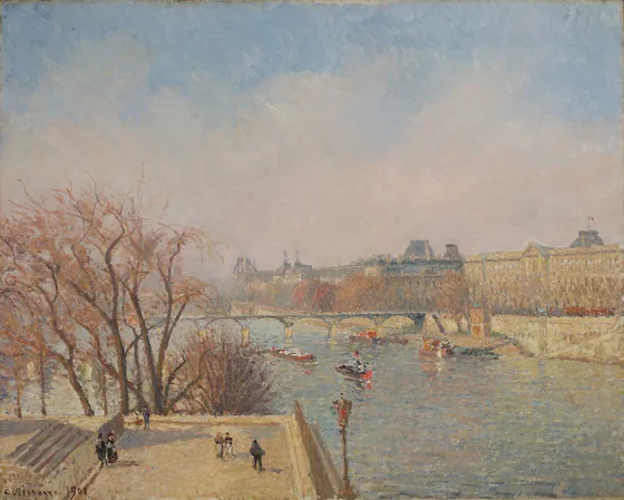 The Louvre: Morning, Sunlight