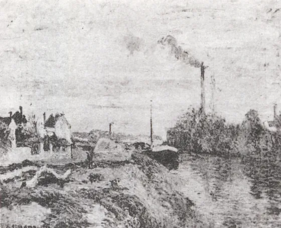 The Quai du Pothuis à Pontoise