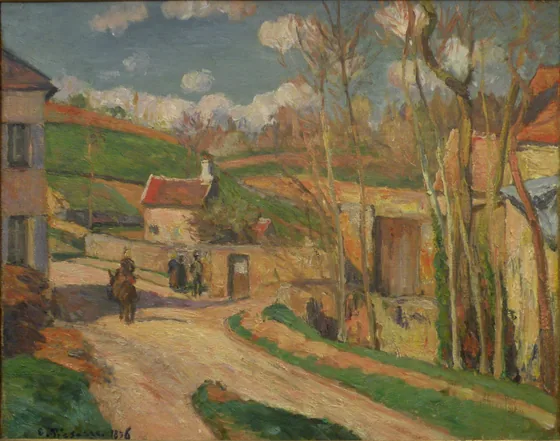 Un carrefour à l'Hermitage, Pontoise