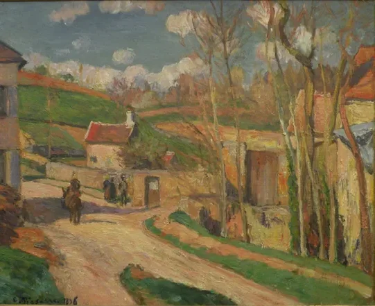 Un carrefour à l'Hermitage, Pontoise