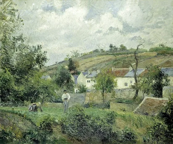 Un coin de L´Hermitage, Pontoise
