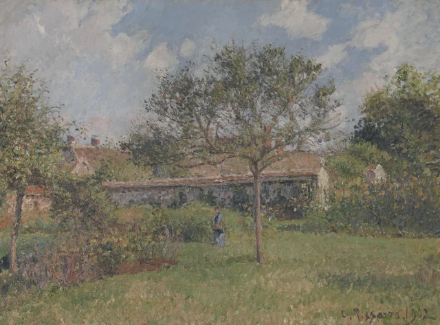 Um canto do prado em Éragny, Camille Pissarro