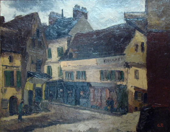 Une Place dans La Roche-Guyon