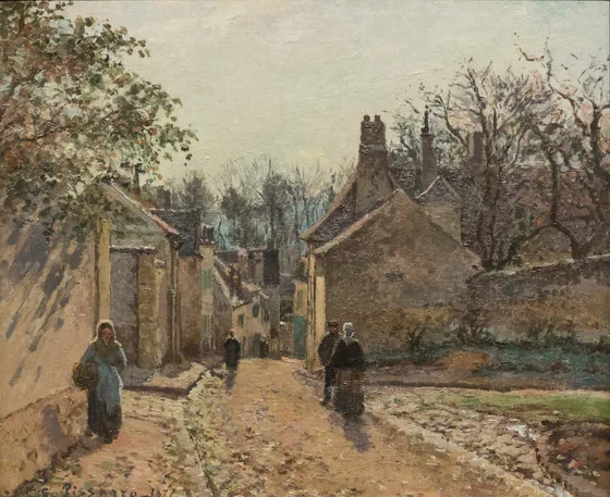 Une rue de village, Louveciennes