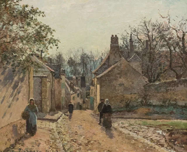 Una calle de pueblo, Louveciennes