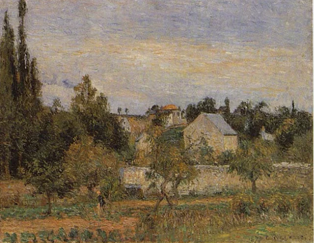 Pomar em L'Hermitage, Pontoise, Camille Pissarro