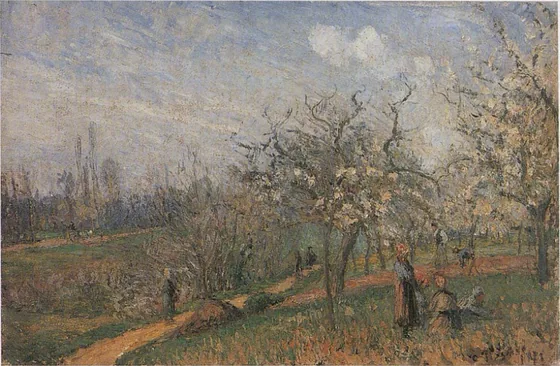 verger en fleurs