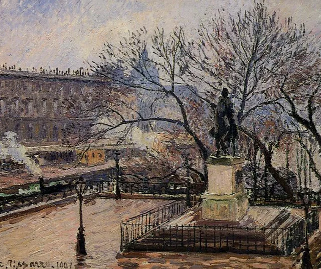 Vista del Pont-Neuf con la estatua de Enrique IV