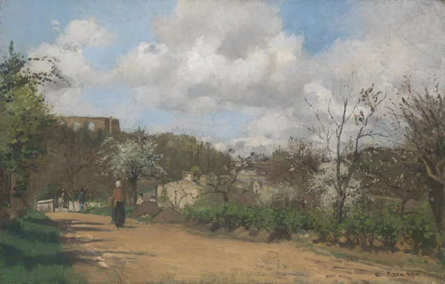 Vista de Louveciennes, Camille Pissarro