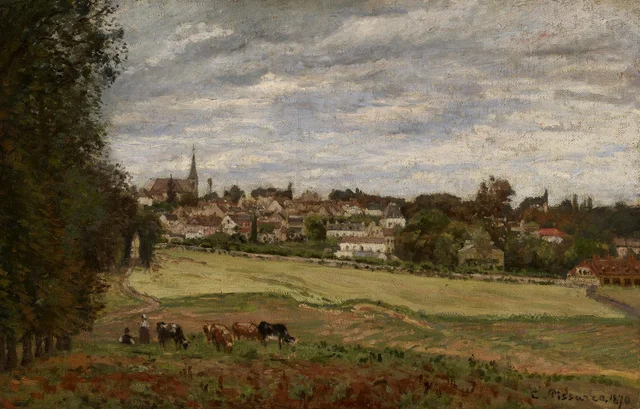 Vista del pueblo de Marly-le-Roi