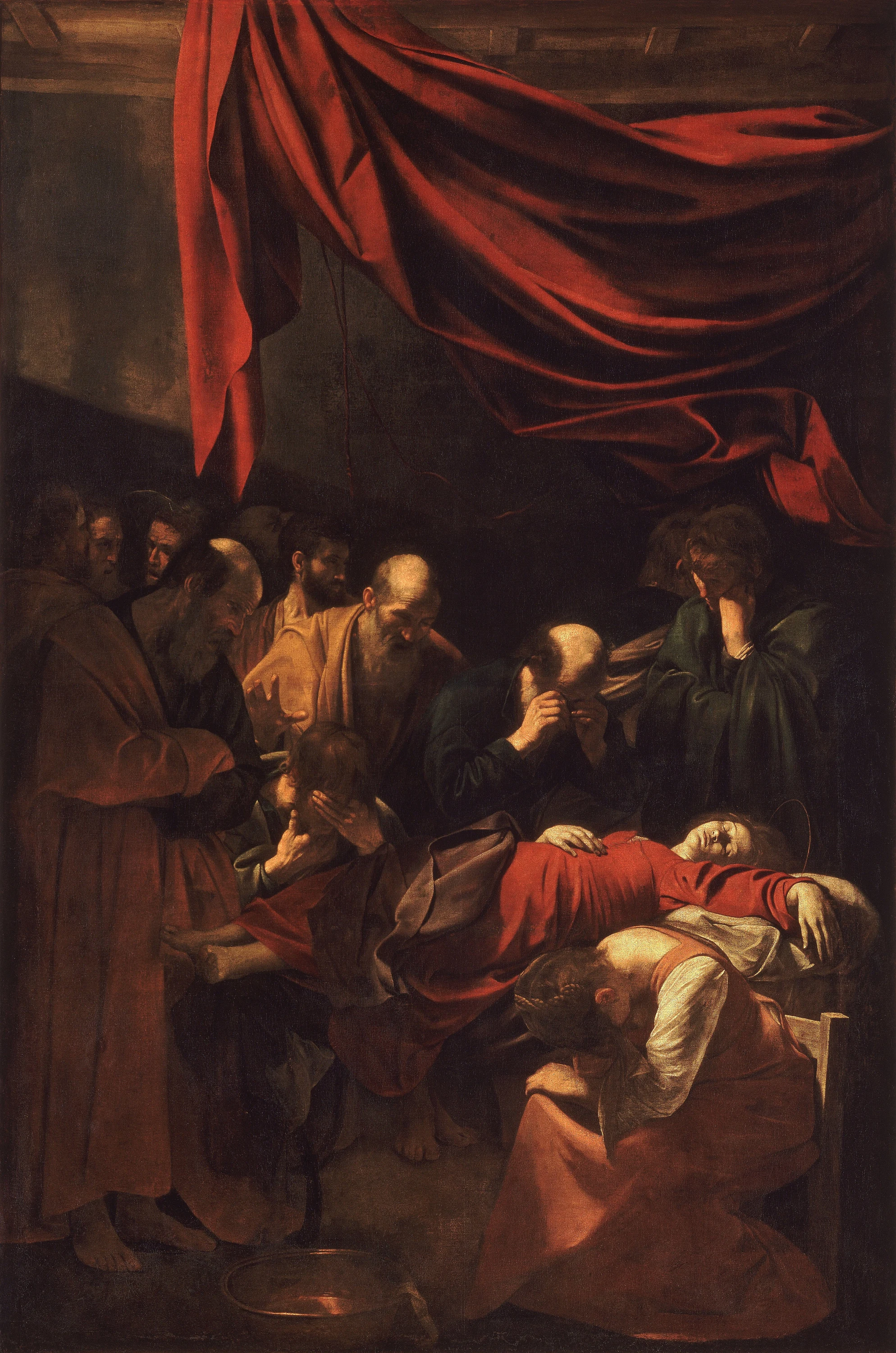 La Mort de la Vierge, Caravage