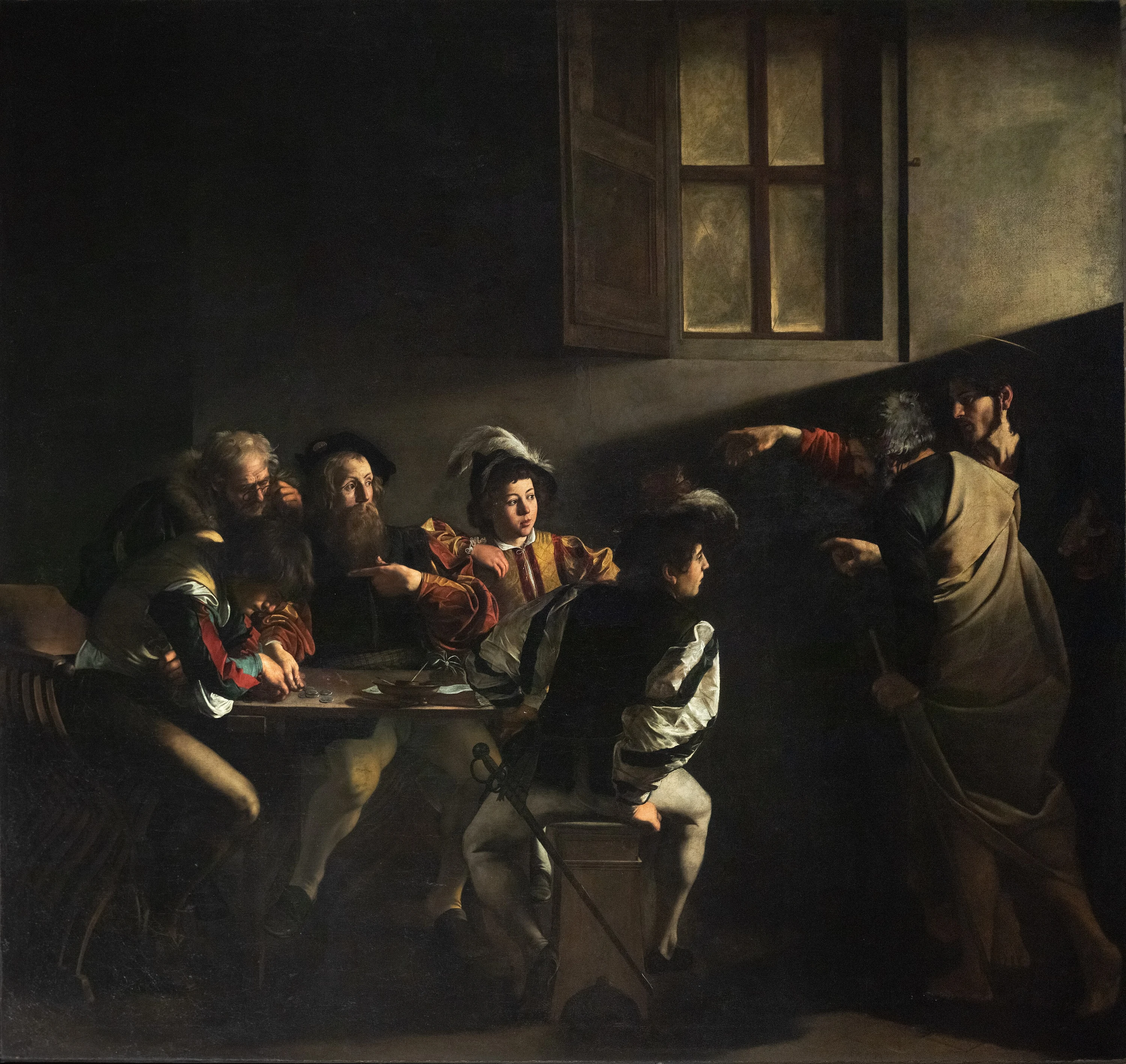 La Vocation de saint Matthieu, Caravage