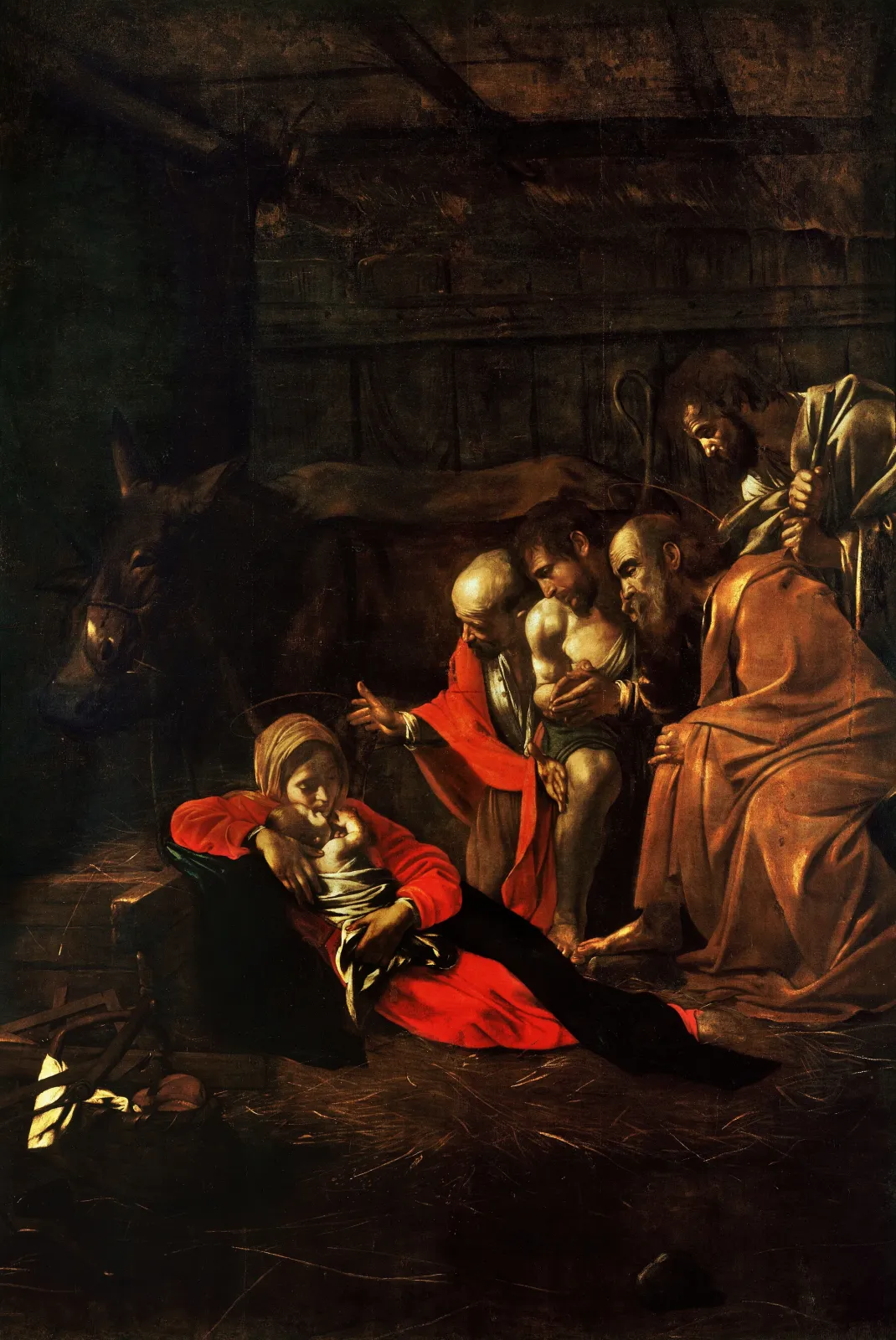 L'Adoration des bergers, Caravage