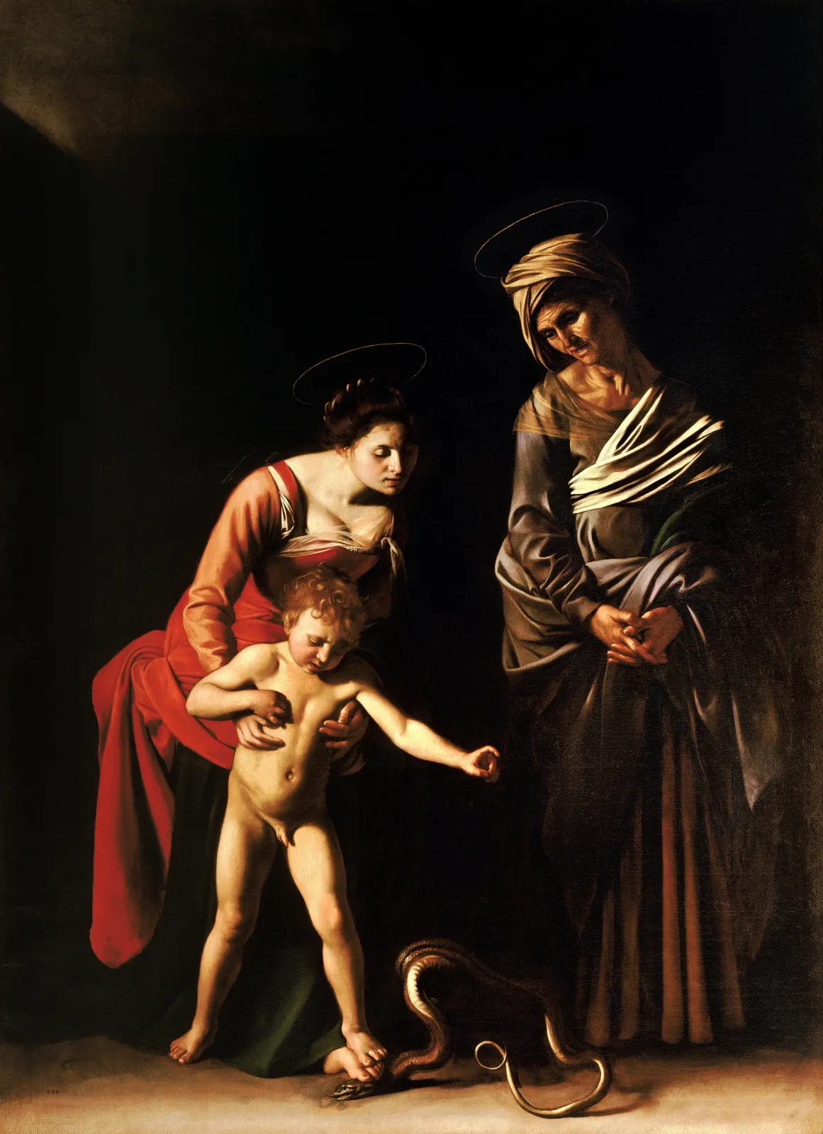 La Madone des palefreniers, Caravage