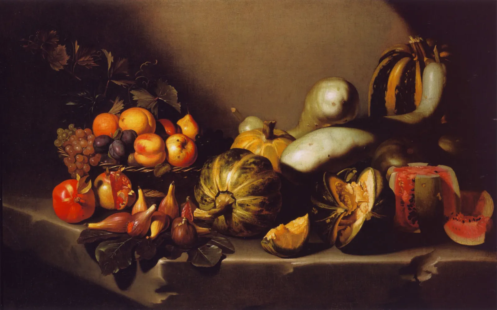 Nature morte aux fruits, Caravage