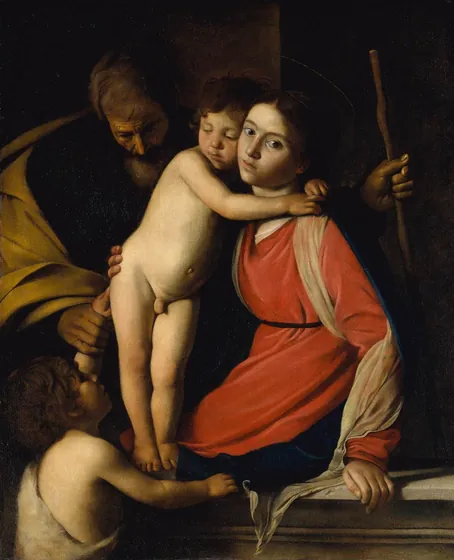 La Sainte Famille avec saint Jean-Baptiste